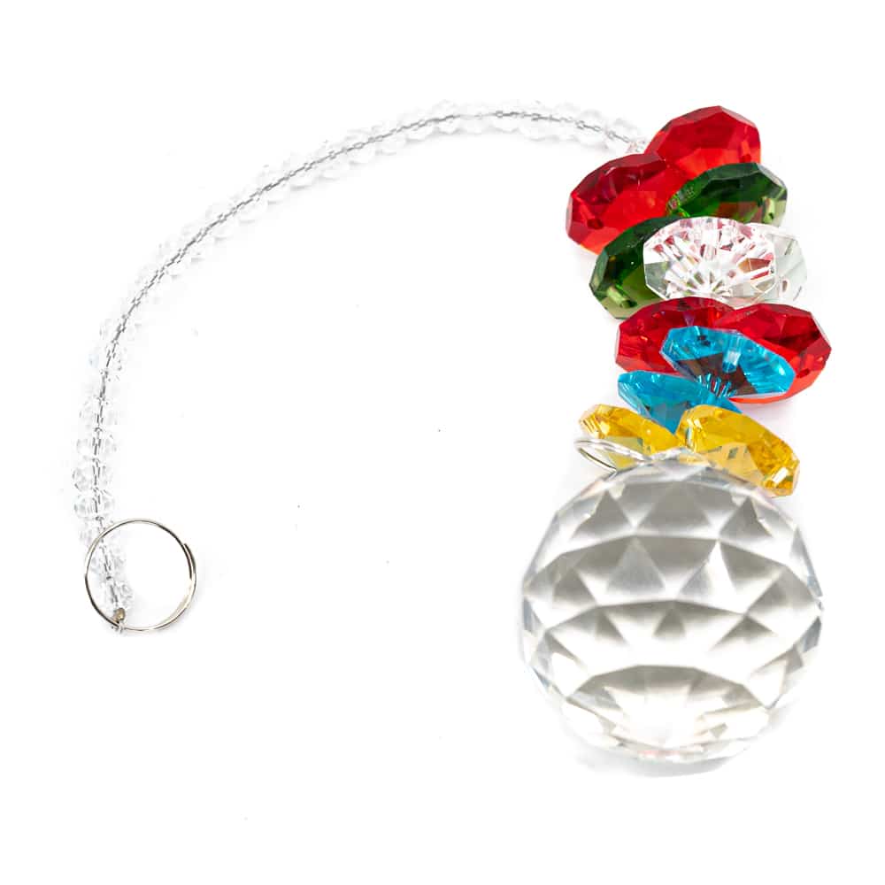 Feng Shui Rainbow Pendant Sphere Multi Color (20 cm)