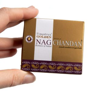 Golden Nag Chandan Incense Cones (1 Pack)
