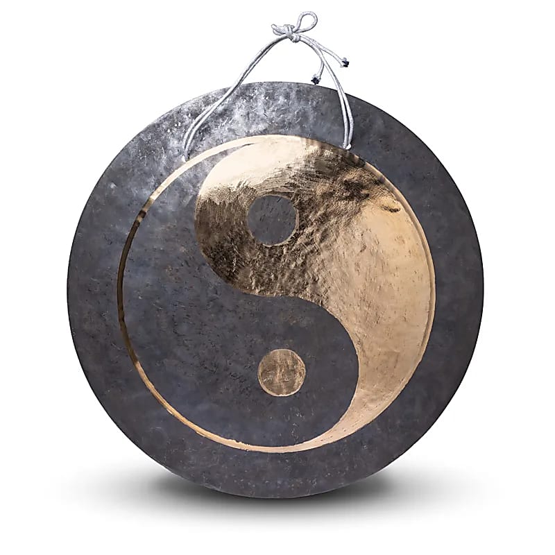 Traditional Chinese Bronze Wind Chime Yin Yang