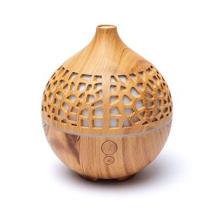Deco Round Aroma Diffuser with LED Light and USB, 180ml