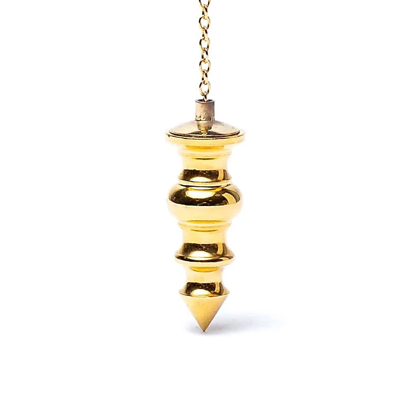 Brass Pendulum from India for Aromatherapy and Healing
