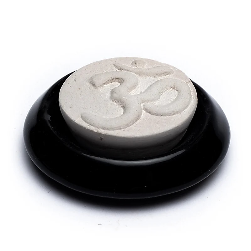 Black Aroma Stone Ohm from Stone from India