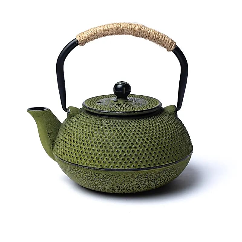 Japanese Style Tetsubin Green Cast Iron Teapot (600 ml)