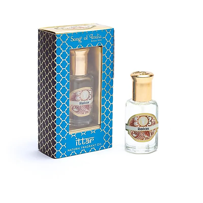 Relax Ayurveda Fragrance Oil 10ml from India in Cardboard Window Box