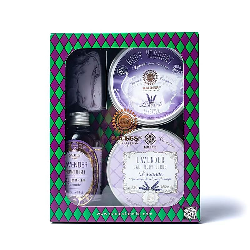 Luxury Lavender Gift Set from Saules Fabrika from Latvia