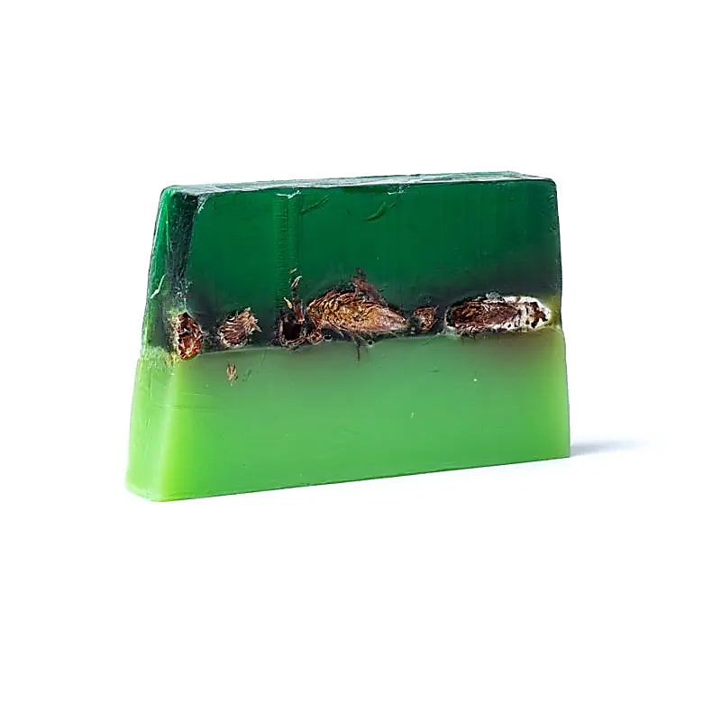 Handmade Natural Soap with Pine Buds from Latvia, 80g