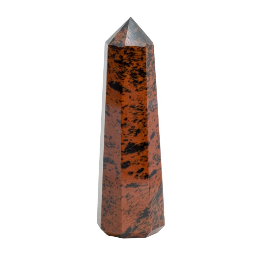 Gemstone Obelisk Point Mahogany Obsidian (60 - 90 mm)
