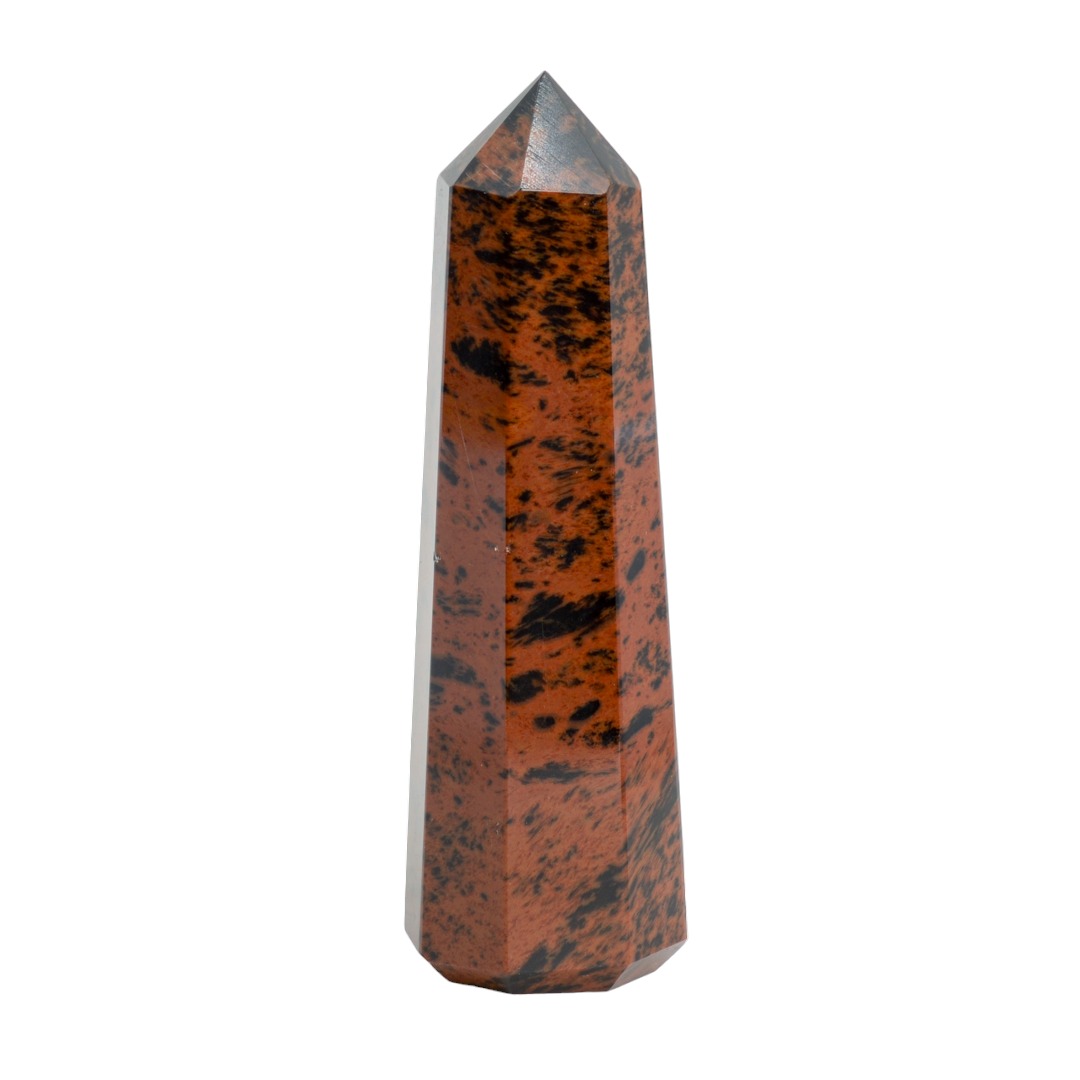Gemstone Obelisk Point Mahogany Obsidian (60 - 90 mm)