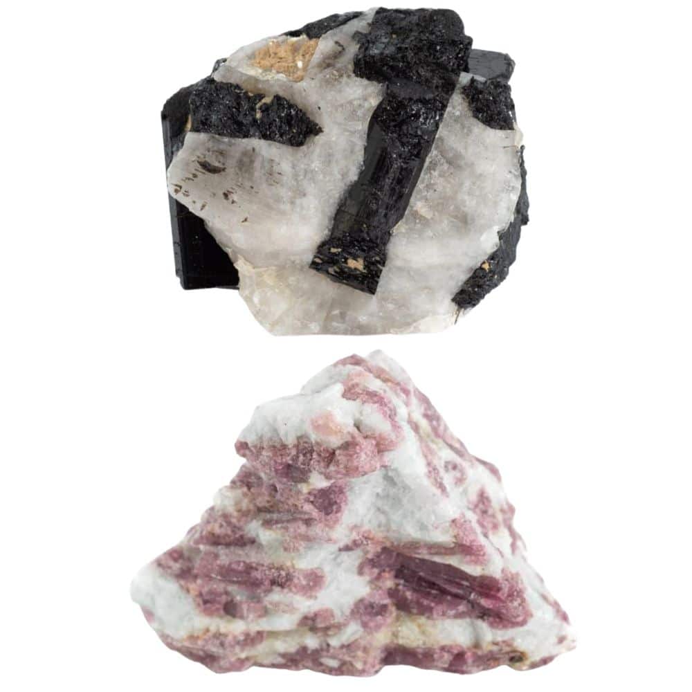 Rough Tourmaline in Matrix Set - Bundle