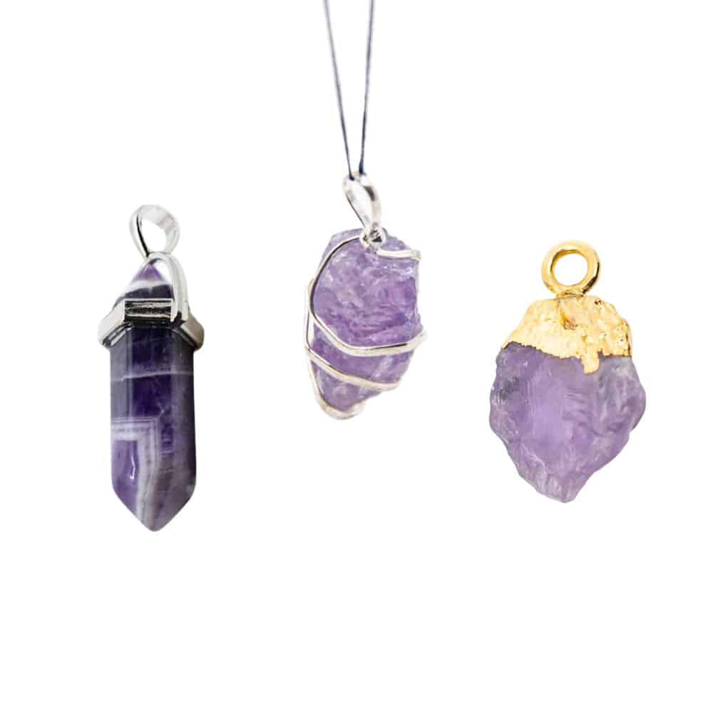 Popular Amethyst Pendant Set - Bundle
