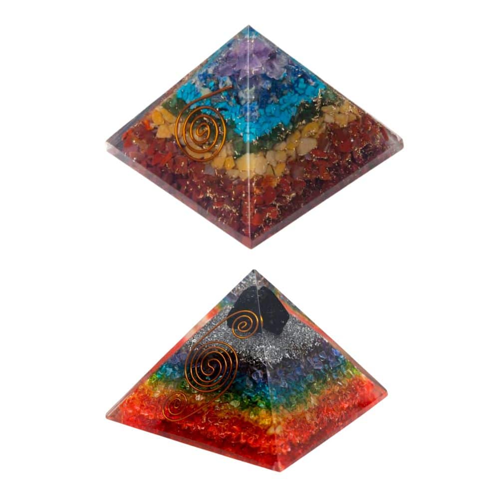 7 Chakra Orgonite Pyramid Set - Bundle