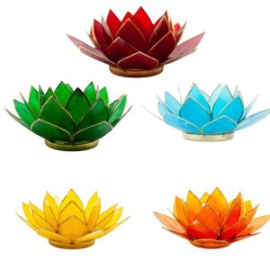 Lotus Tealights with Cheerful Colors (Luxury) - Bundle