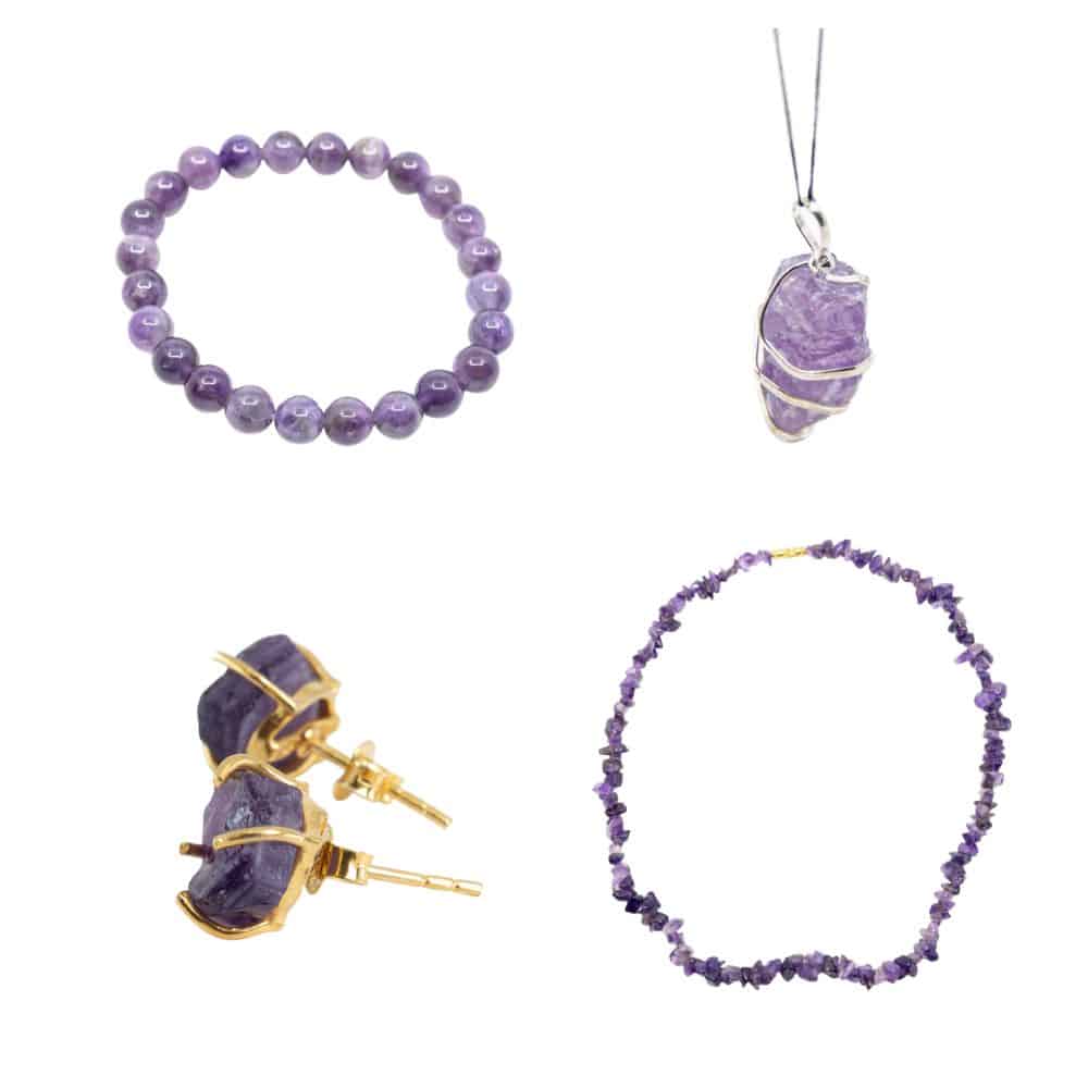 Amethyst Jewelry Set - Bundle