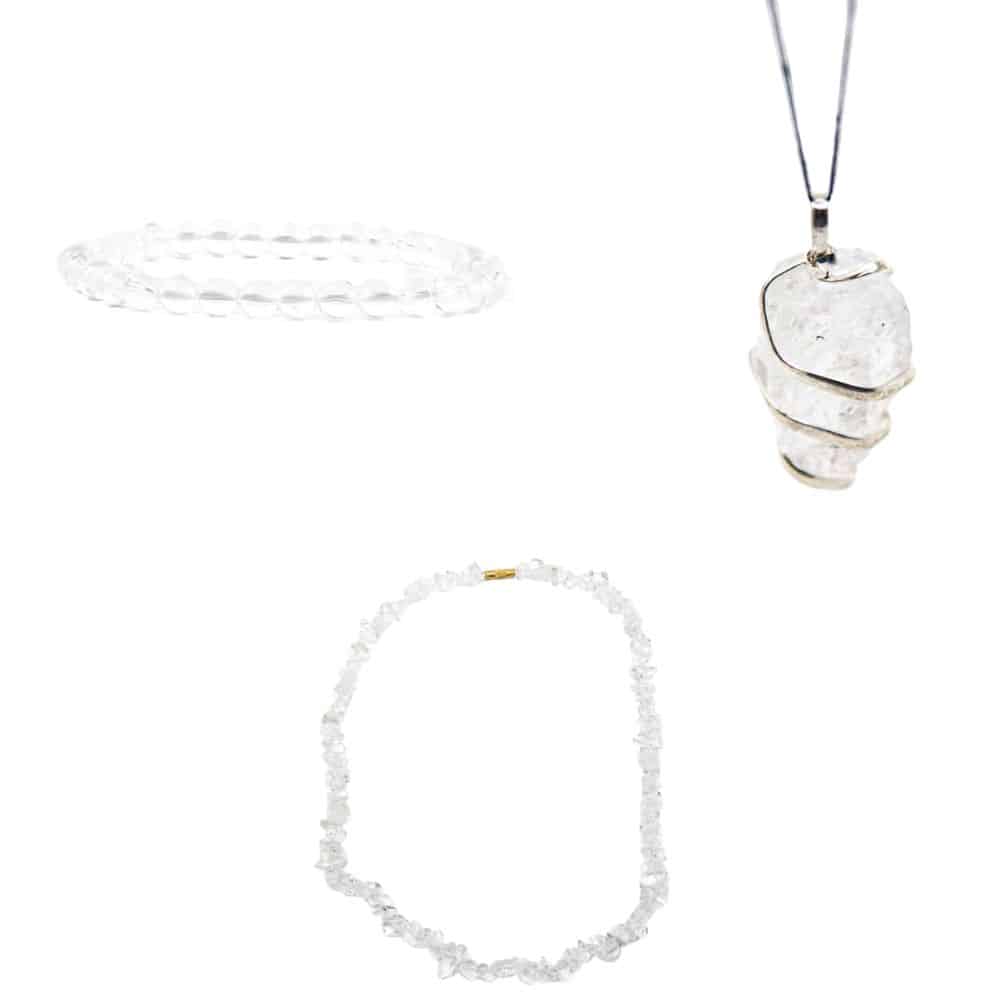 Rock Crystal Jewelry Set - Bundle