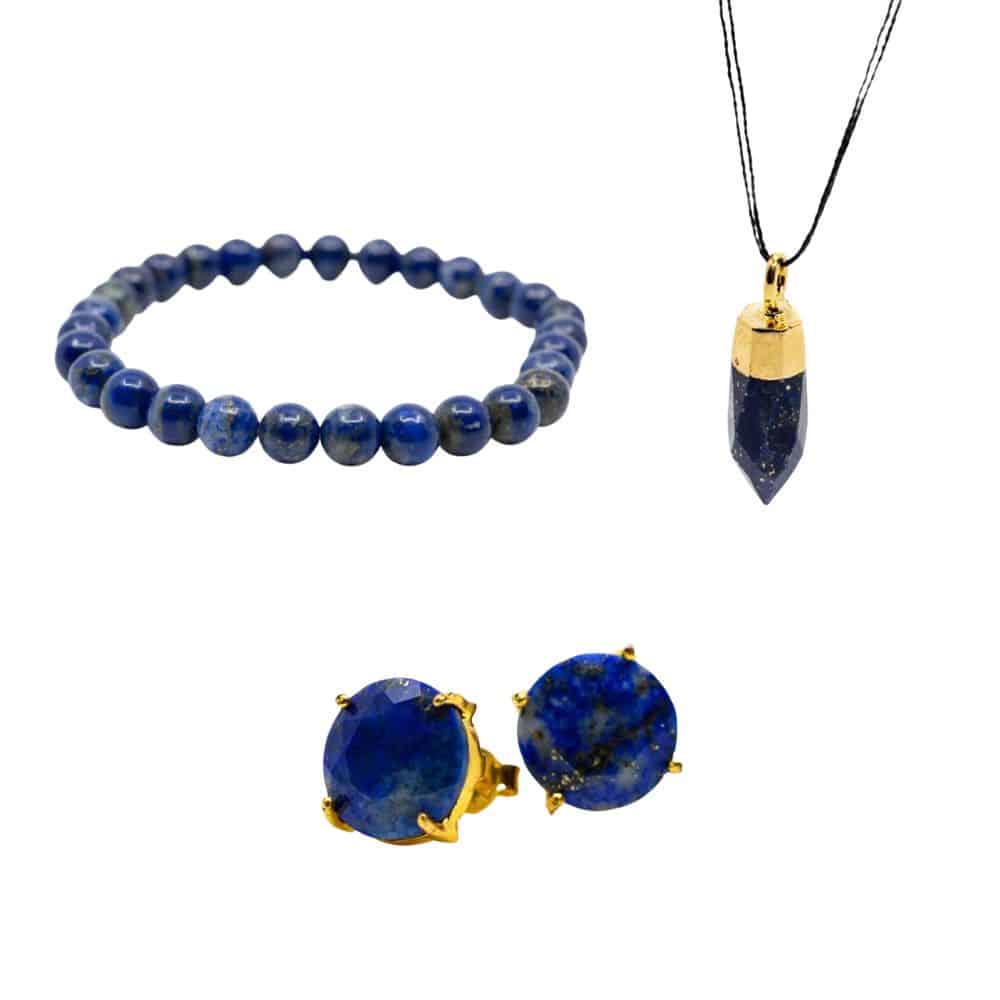 Lapis Lazuli Jewelry Set - Bundle