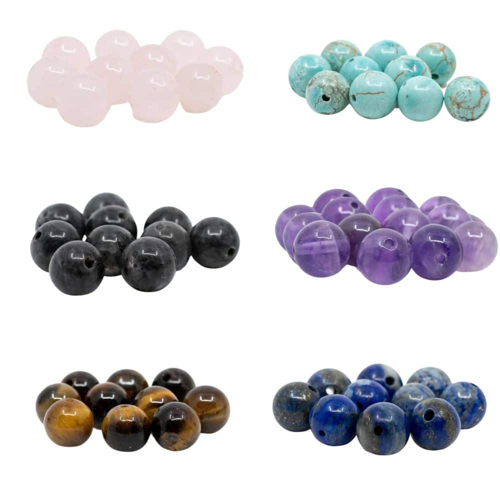 Popular Gemstone Bead Set (8 mm) - Bundle