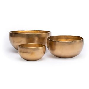 Handmade Bronze Singing Bowl Chö-pa, 2600-2850 grams
