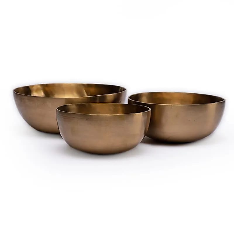 Handmade Bronze Singing Bowl Samadhi with Unique Sound and Overtones