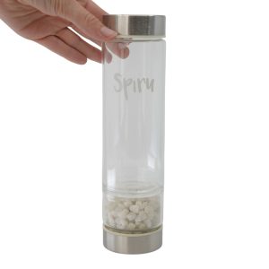 Spiru Gemstone Water Bottle Moonstone - 400 ml