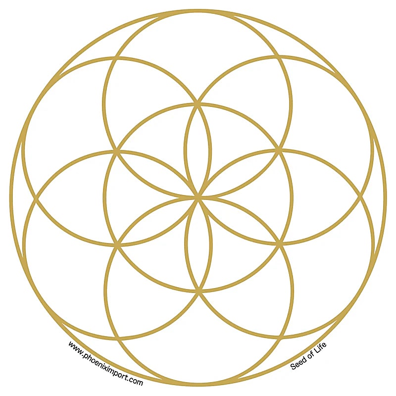 Seed of Life Window Sticker from Taiwan