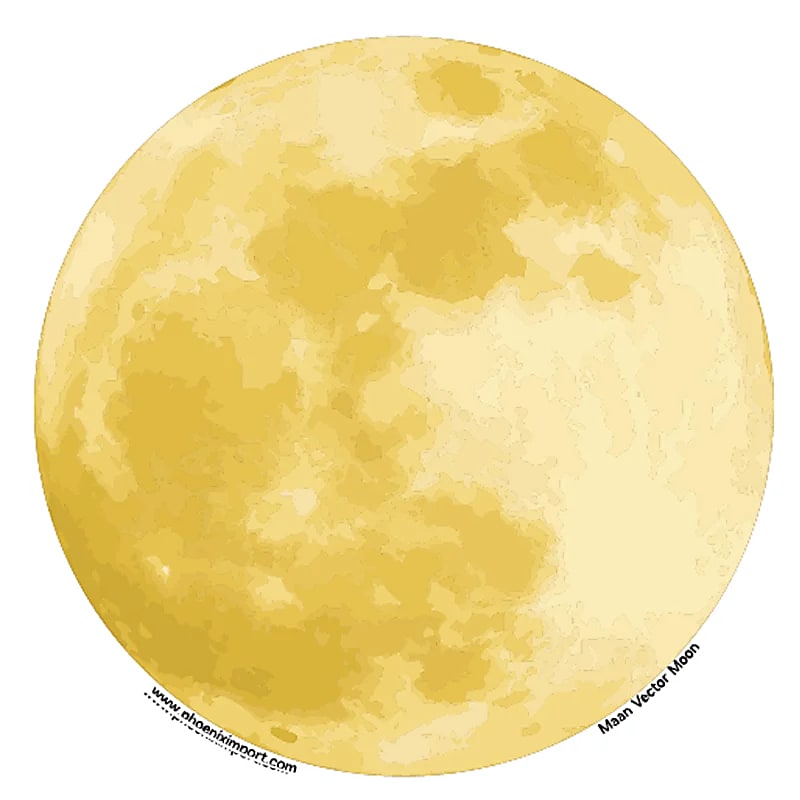Full Moon Window Sticker from Taiwan, High Quality
