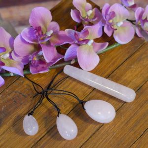 Rose Quartz Yoni Massage Set