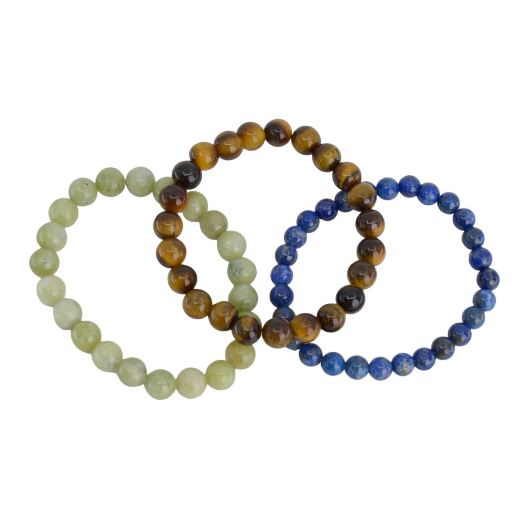 Gemstone Bracelet Set for Protection