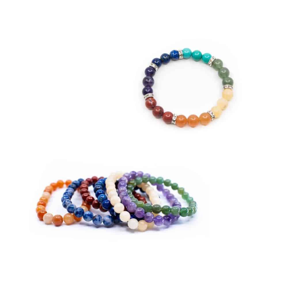 7 Chakra Bracelet Set (with 8 Bracelets)