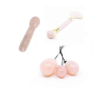 Rose Quartz Gemstones Yoni Set for Self Love - Bundle