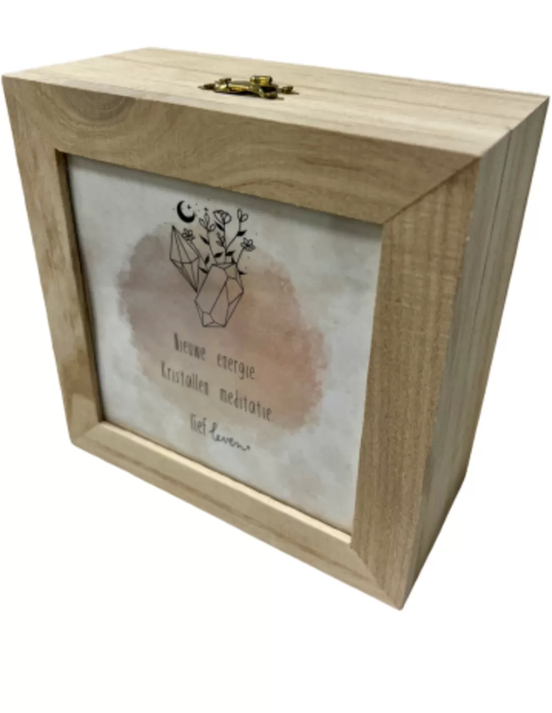 Dear Life Box with Amethyst Rock Crystal Hematite Rose Quartz and Meditation
