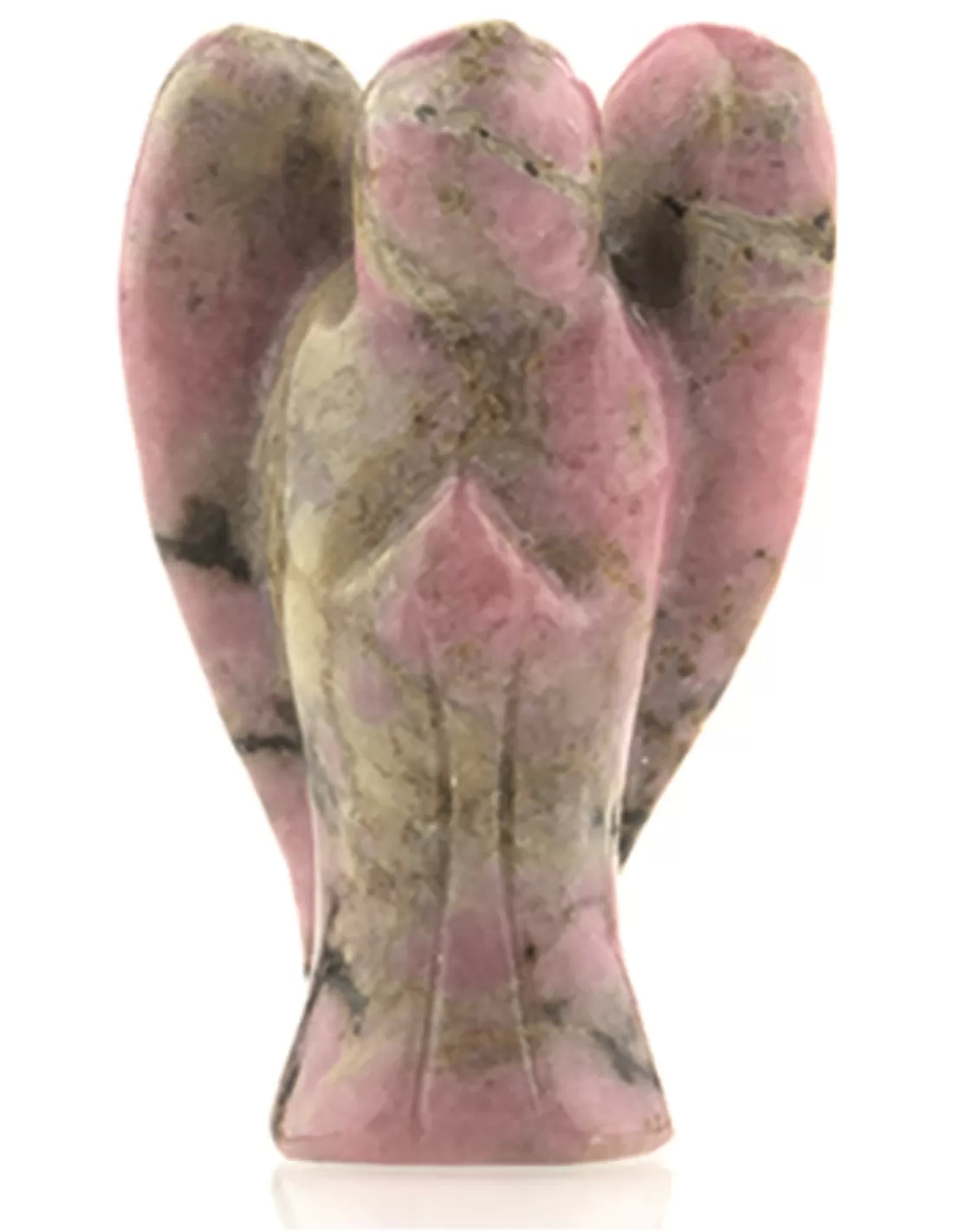 Rhodonite Angel Statue 35 mm