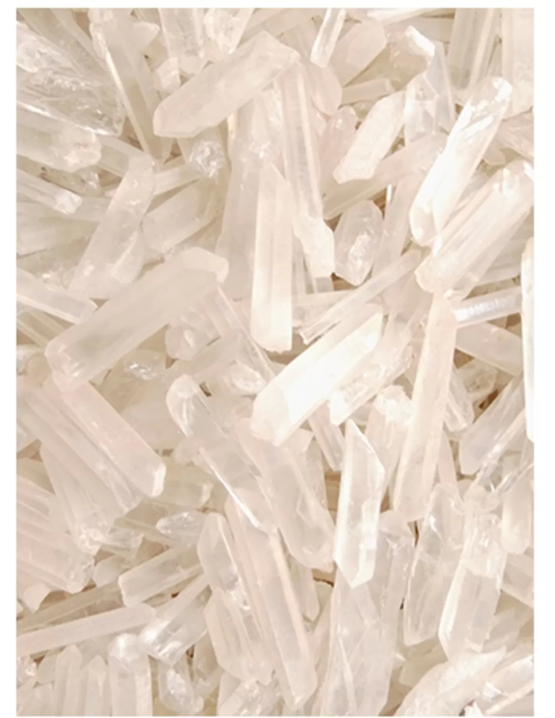 Rock crystal laser wand fine points for grid work