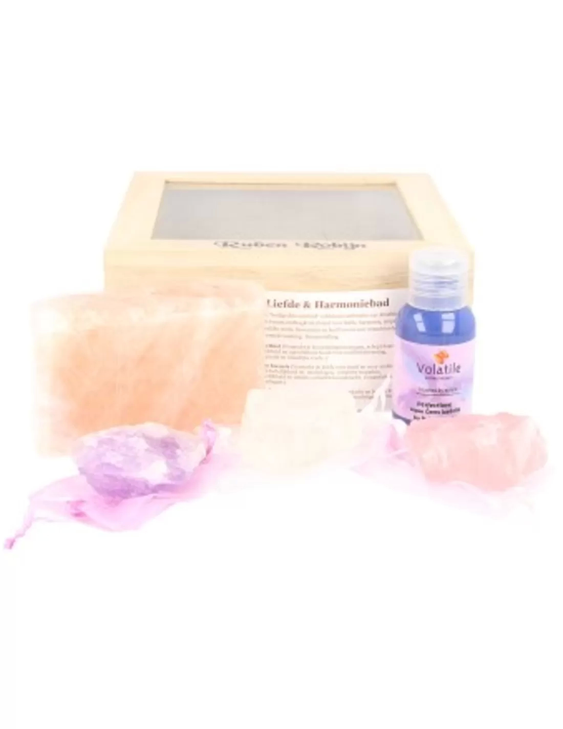 Holy Trinity Gemstone Set - Amethyst, Rose Quartz, Rock Crystal