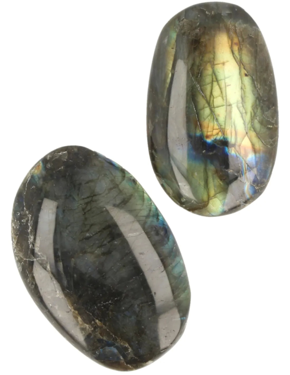 A Quality Labradorite Pocket Stone Unique Shine from Madagascar
