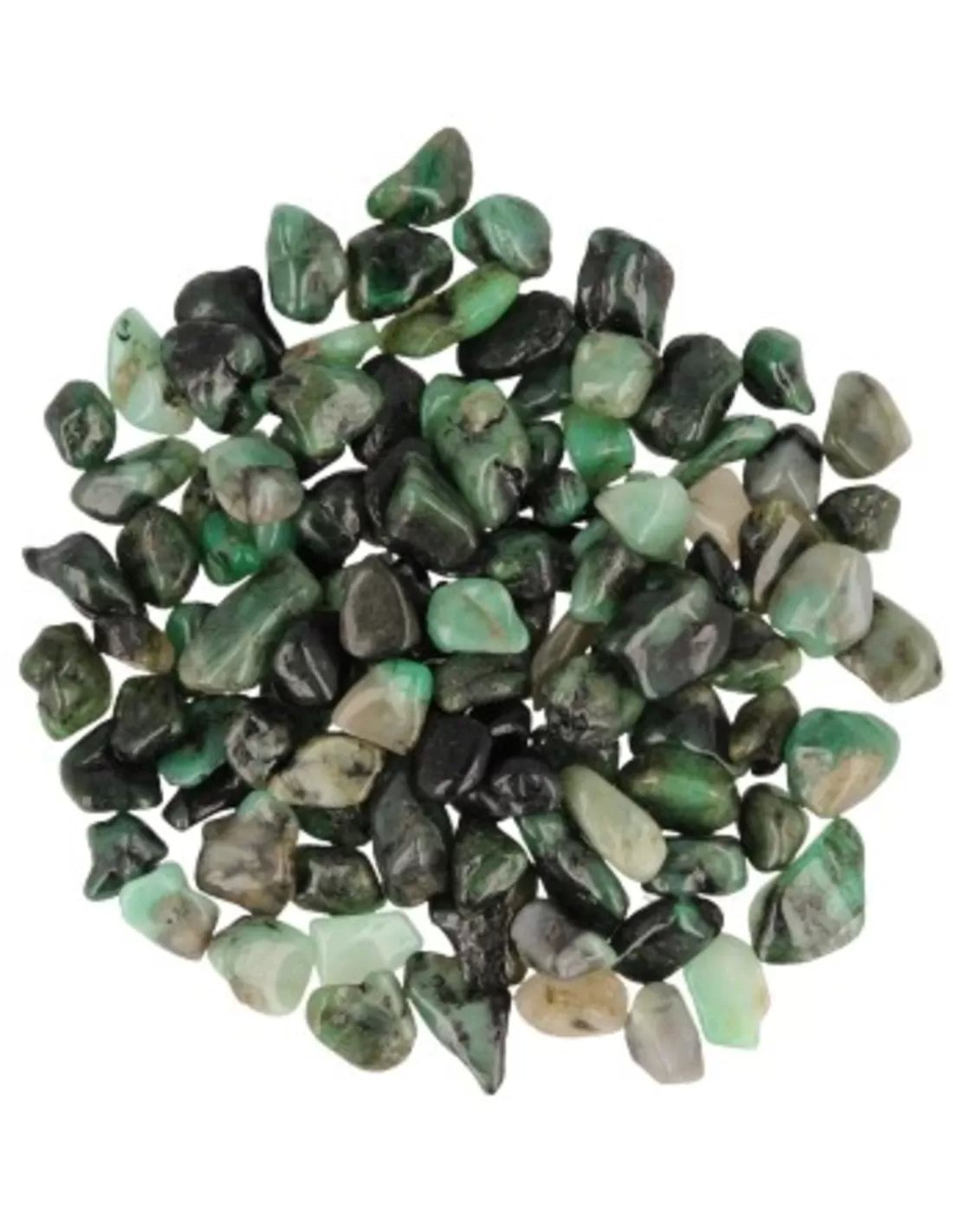 Emerald Tumbled Stones Split Size 250 Grams