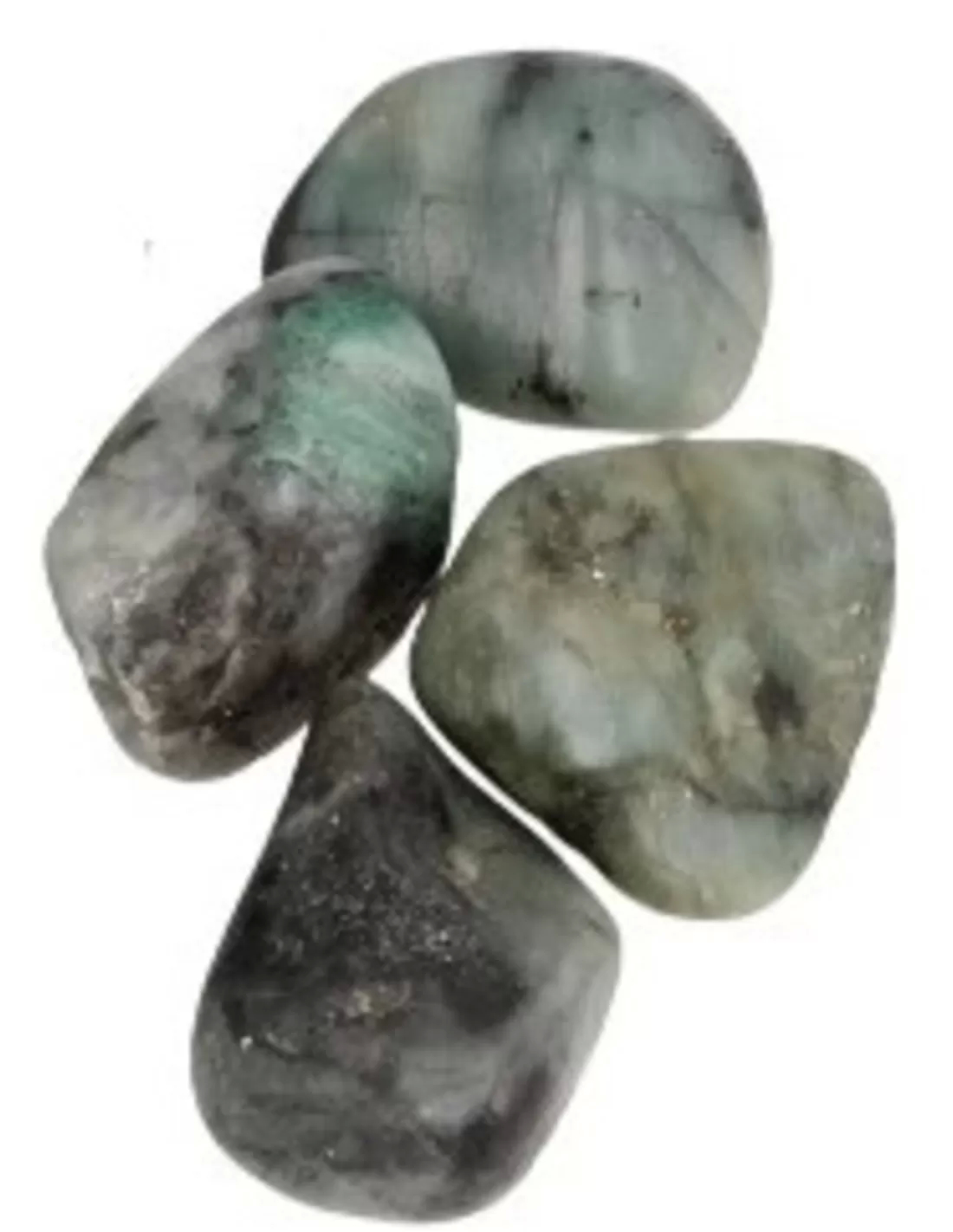 Emerald Tumbled Stones Set of Six 100 grams