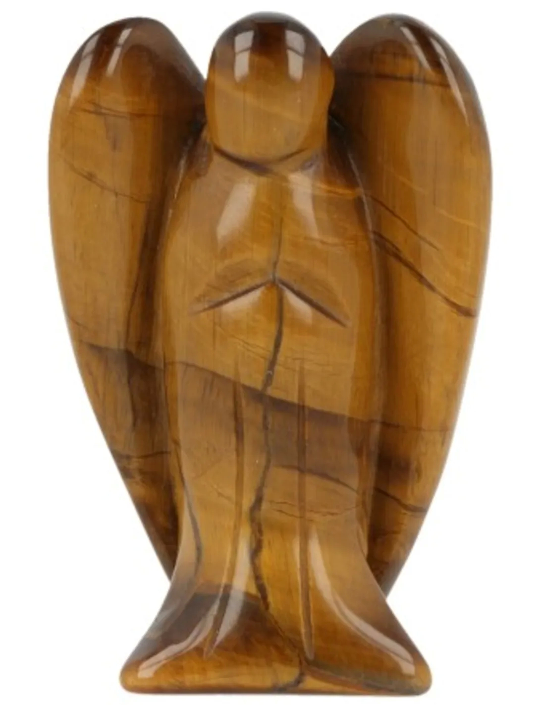Tiger's Eye Angel Standing Protective Insightful Goal-oriented Self-aware Overview-giving