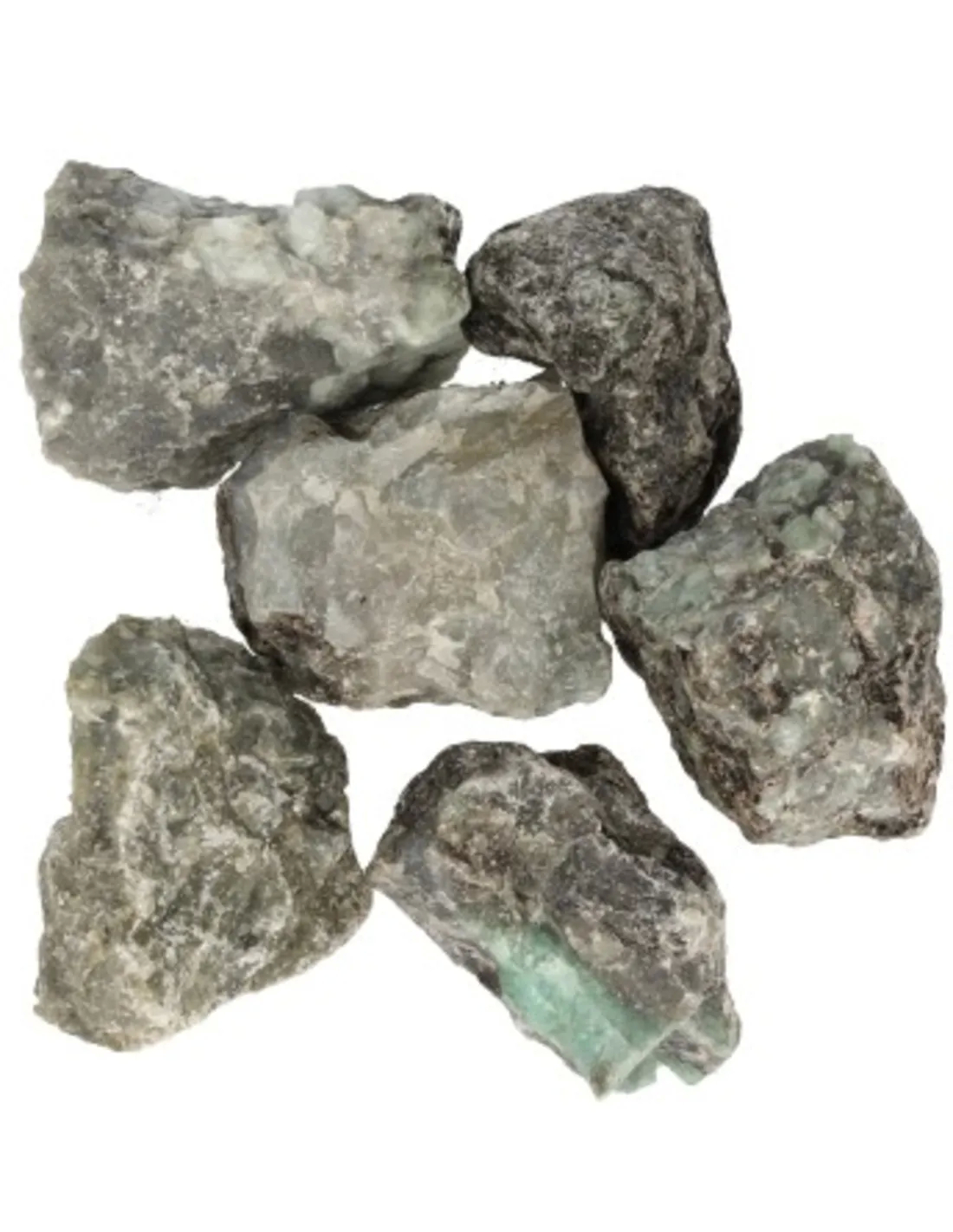 Emerald Raw Chunks 250 Grams From Brazil