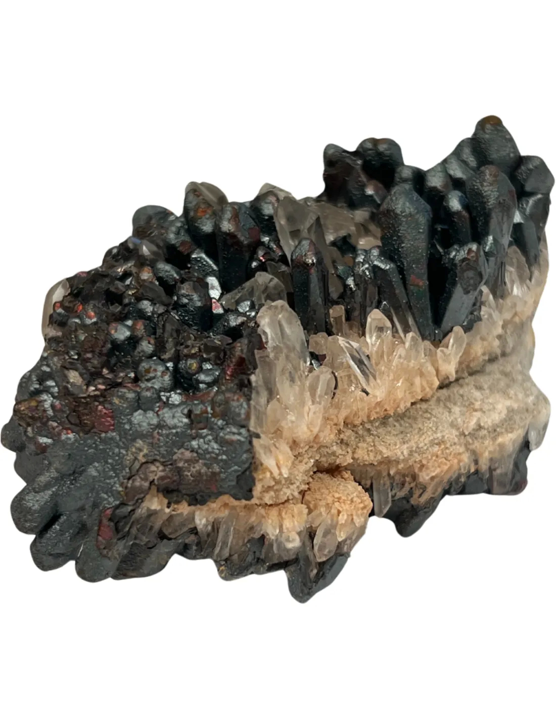 Natural Aura Quartz Cluster from Brazil Unique and Rare