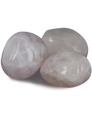 B-quality Rose Quartz tumbled stones from Brazil 500 grams