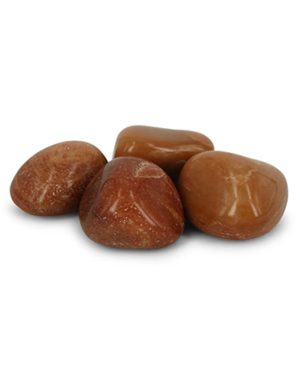 Orange Aventurine Tumbled Stones 100 Grams From Brazil