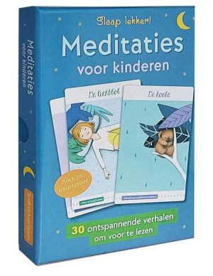 Book and card deck meditations for children for calm and relaxation