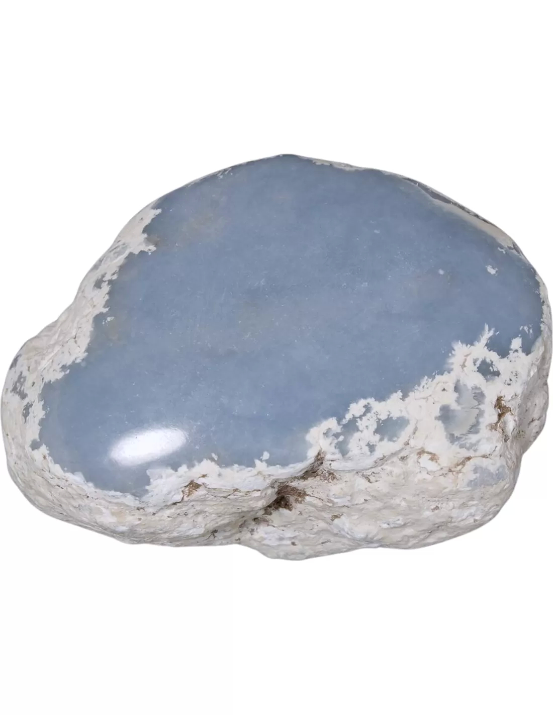 Angelite Half Polished Unique Gemstone 100-150 Grams