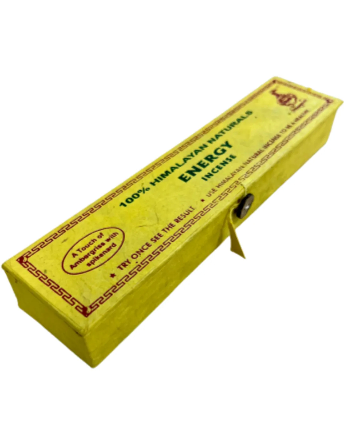 Tibetan Energy Incense Sticks Lotus Holder Yellow Box Concentration Enhancing