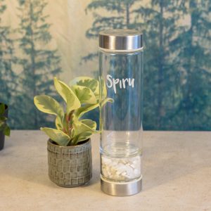Spiru Gemstone Water Bottle Moonstone - 400 ml