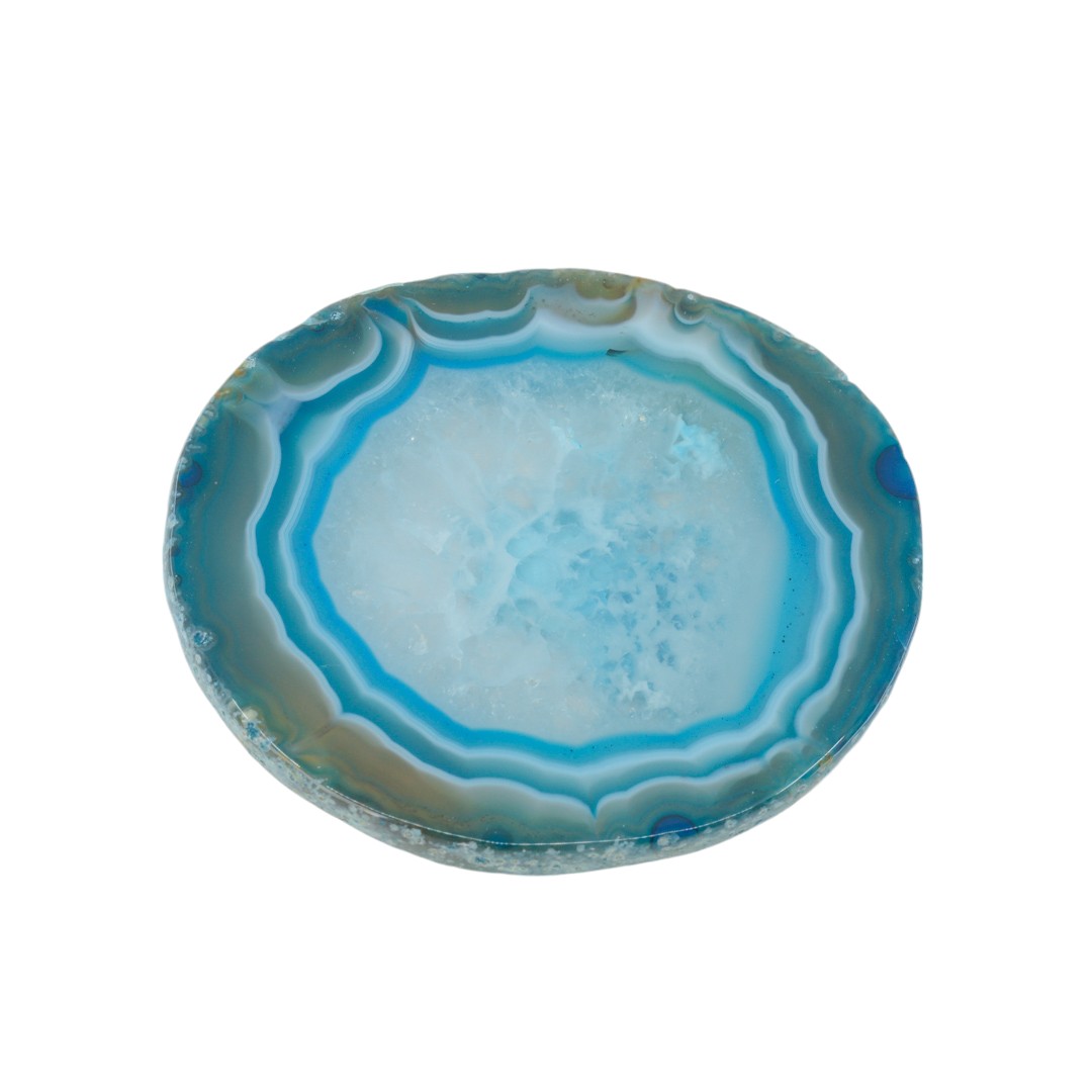 Disc Blue Agate Medium (6 - 8 cm)