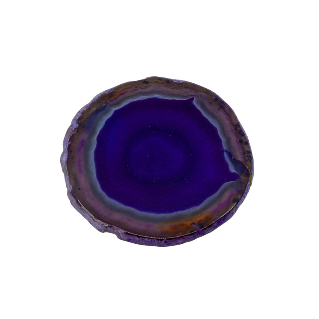 Disc Purple Agate Medium (6 - 8 cm)