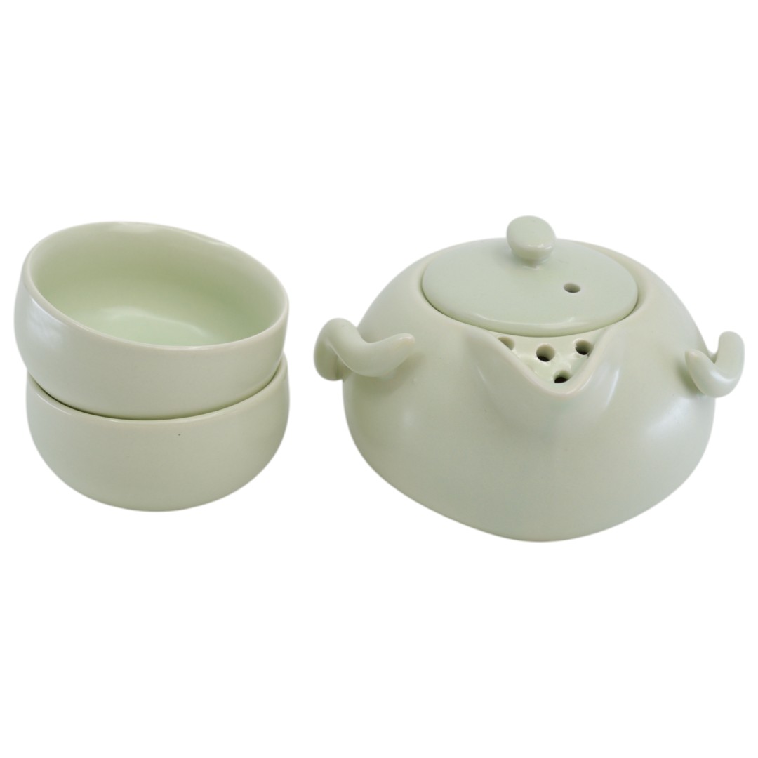 Traditional Chinese Tea Set Mint Green