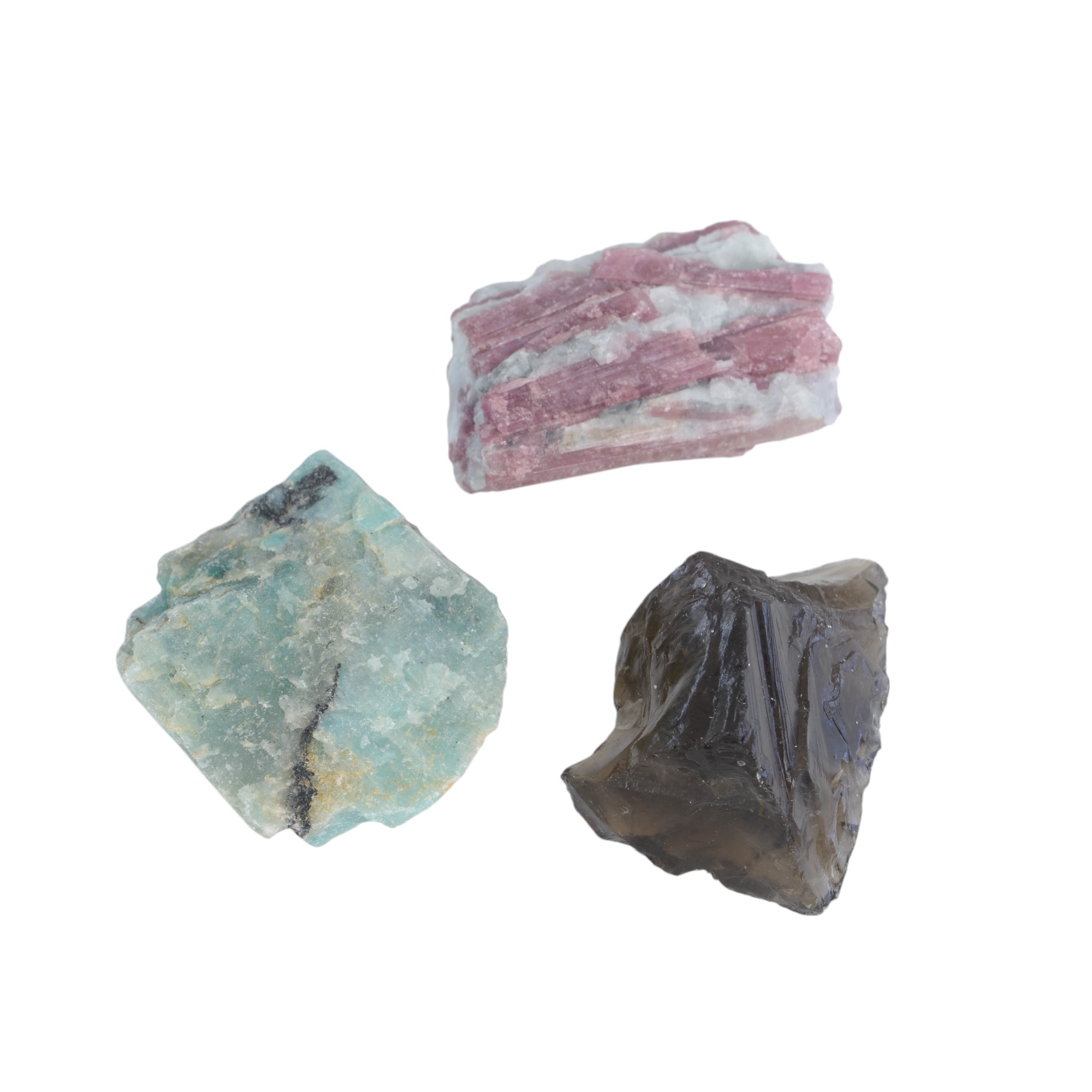Raw Gemstone Set against Fear - Bundle